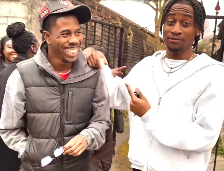 men smiling